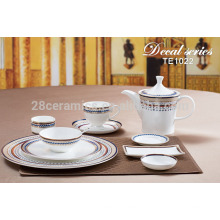 Sublimation vaisselle en porcelaine fine, assiettes en céramique